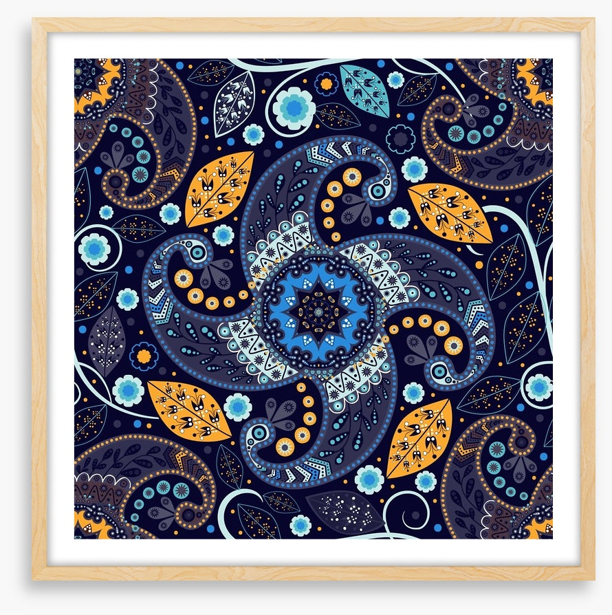 Paisley flower