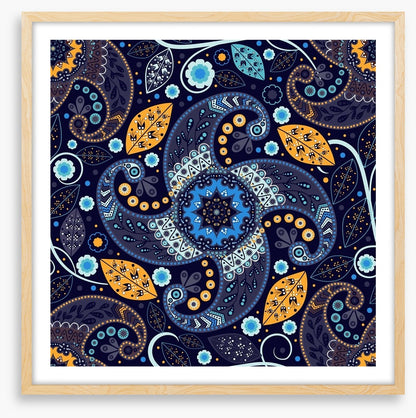 Paisley flower