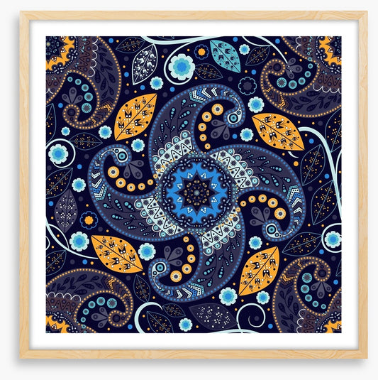 Paisley flower