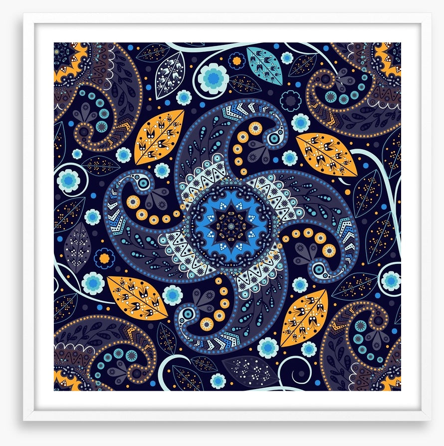 Paisley flower