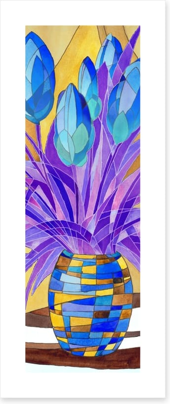 Tulips in a vase