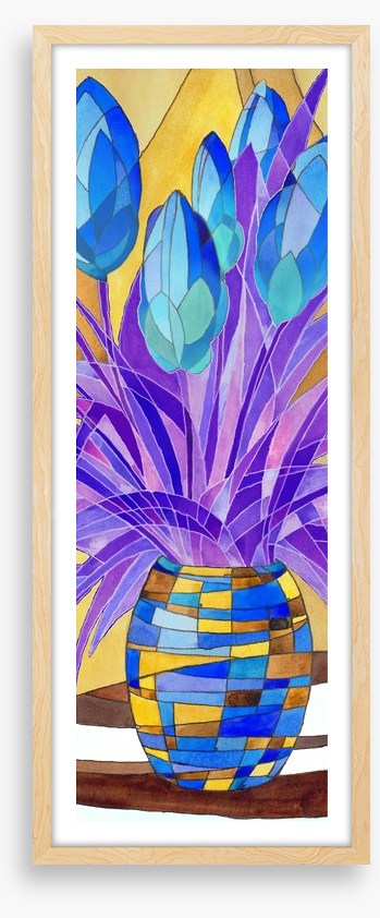 Tulips in a vase