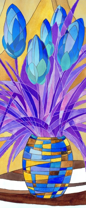 Tulips in a vase