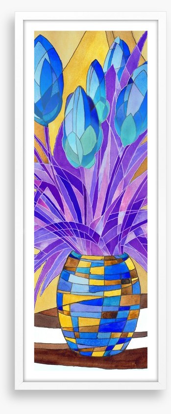 Tulips in a vase