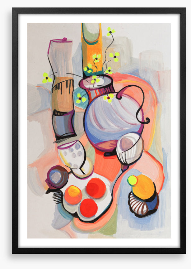 Picnic of peaches