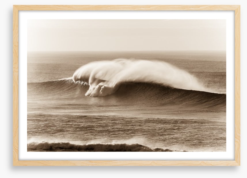 Crashing waves