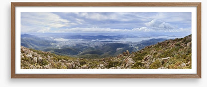 Hobart from Mt Wellington, Tasmania