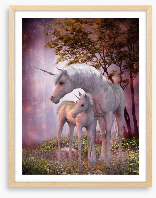 Unicorn foal and mum