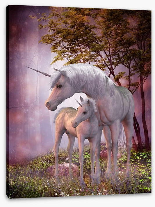 Unicorn foal and mum