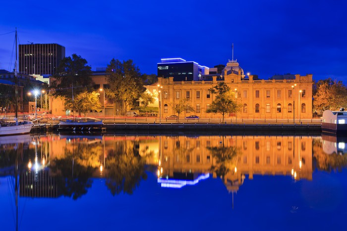 Hobart gallery reflections