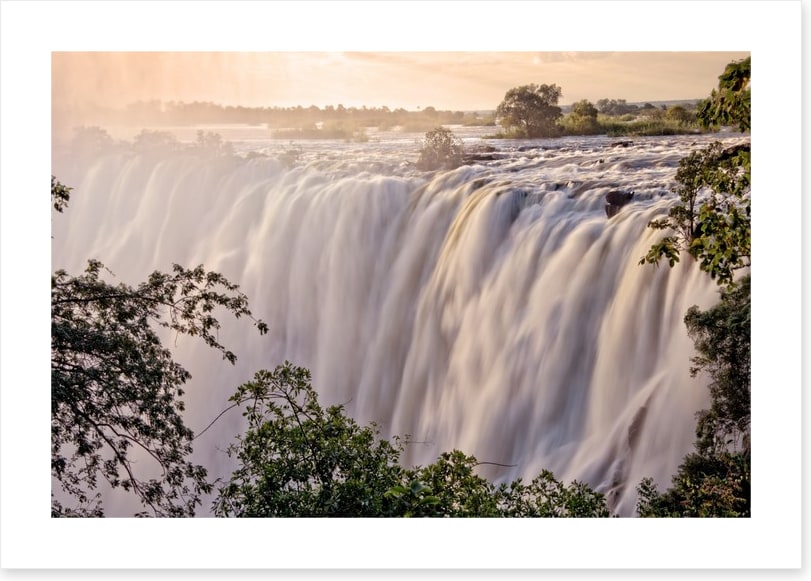 Zambezi River falls