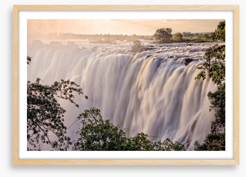 Zambezi River falls