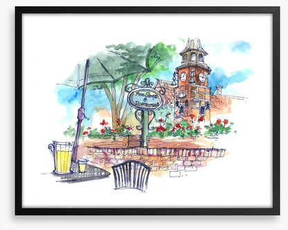 Cafe by the church