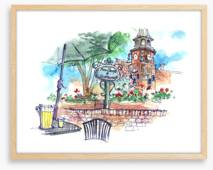 Cafe by the church