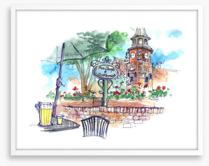 Cafe by the church
