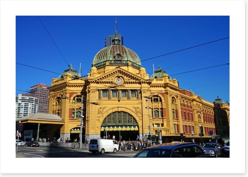 The corner of Flinders