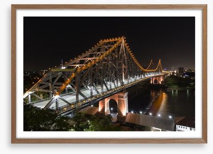 The Story Bridge by night