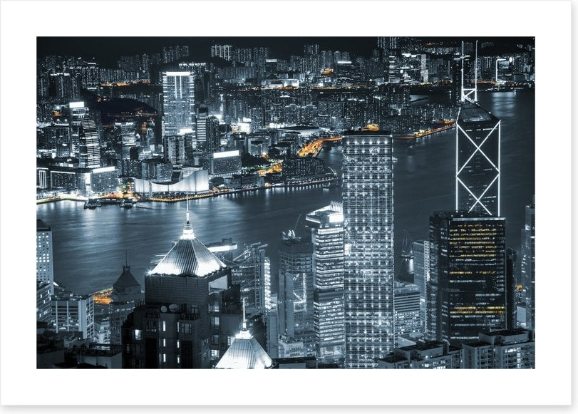 Hong Kong by night