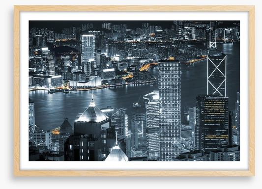 Hong Kong by night