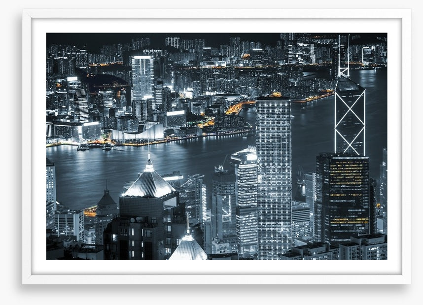 Hong Kong by night