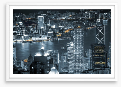 Hong Kong by night