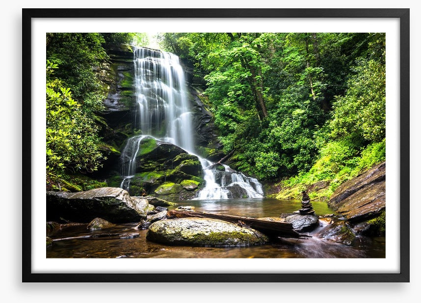 Mountain forest falls