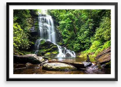 Mountain forest falls