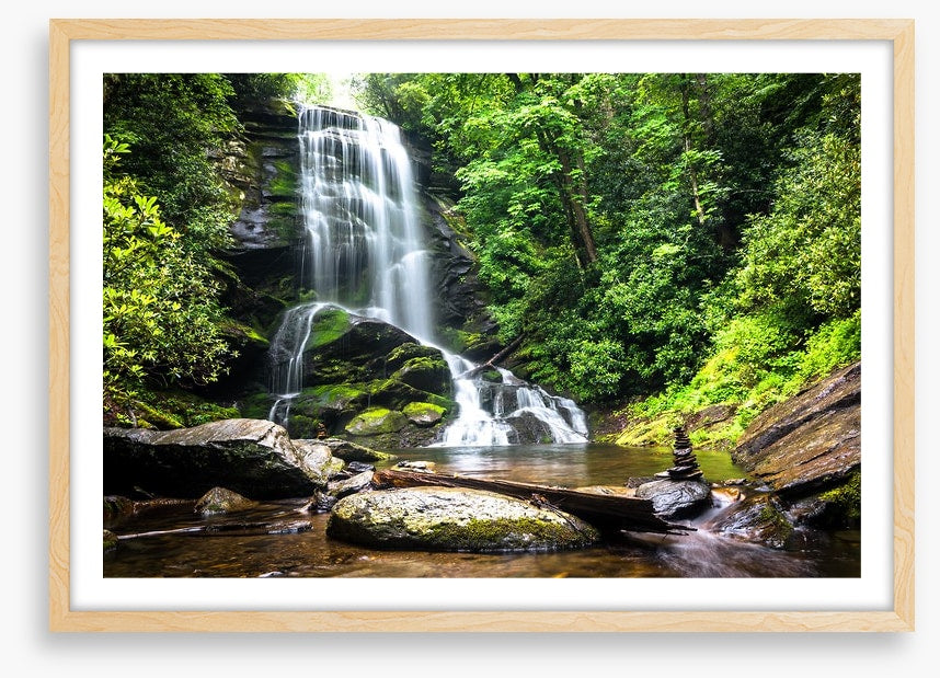 Mountain forest falls