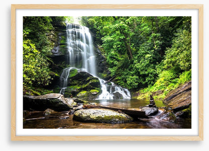 Mountain forest falls