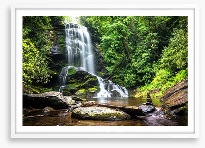 Mountain forest falls