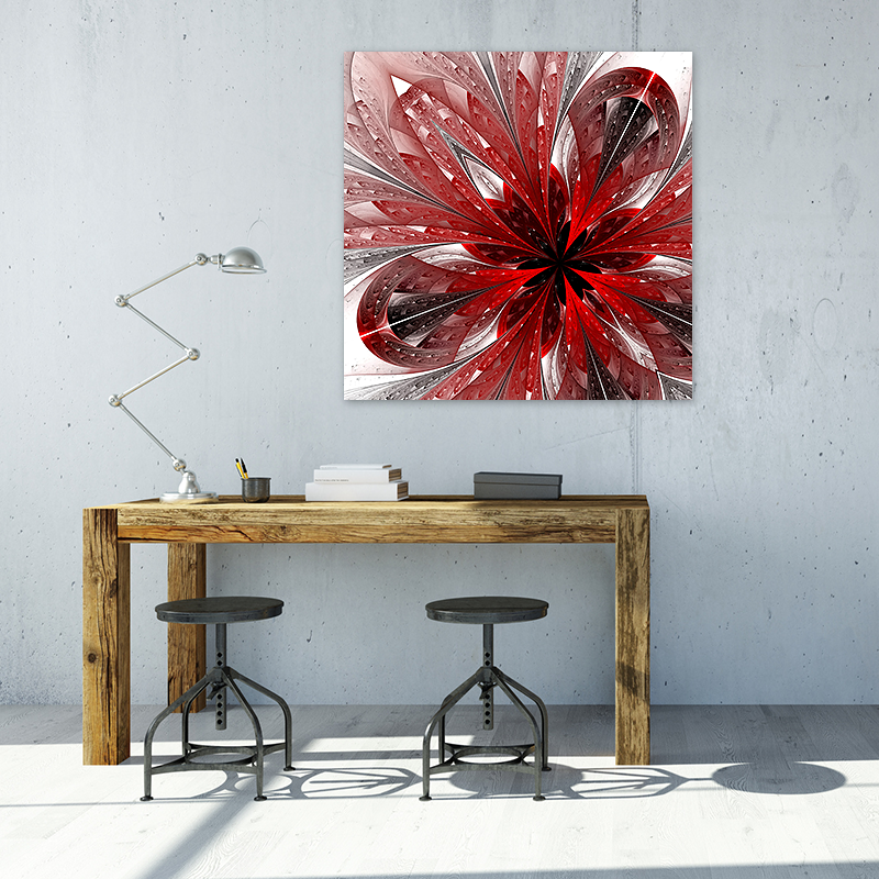 Shiny red fractal