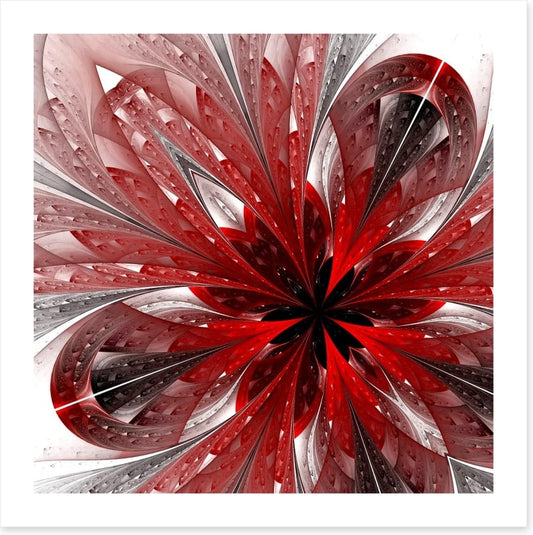 Shiny red fractal