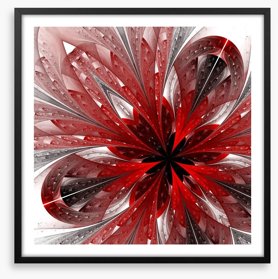 Shiny red fractal