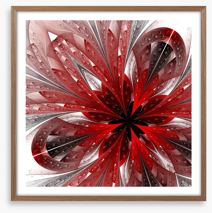 Shiny red fractal