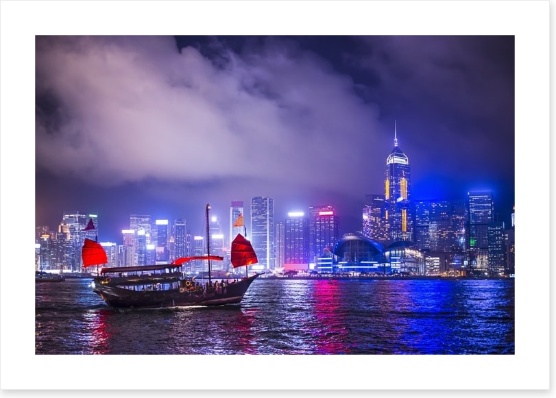 Beautiful Hong Kong harbour