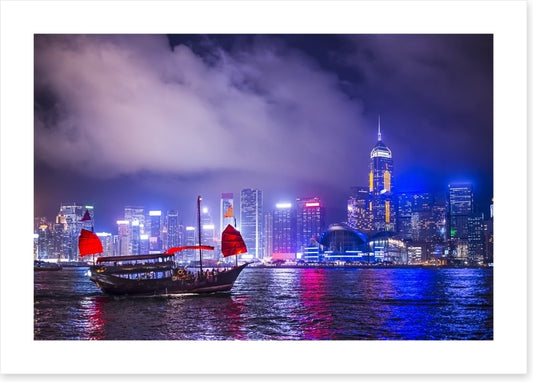 Beautiful Hong Kong harbour