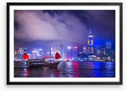 Beautiful Hong Kong harbour