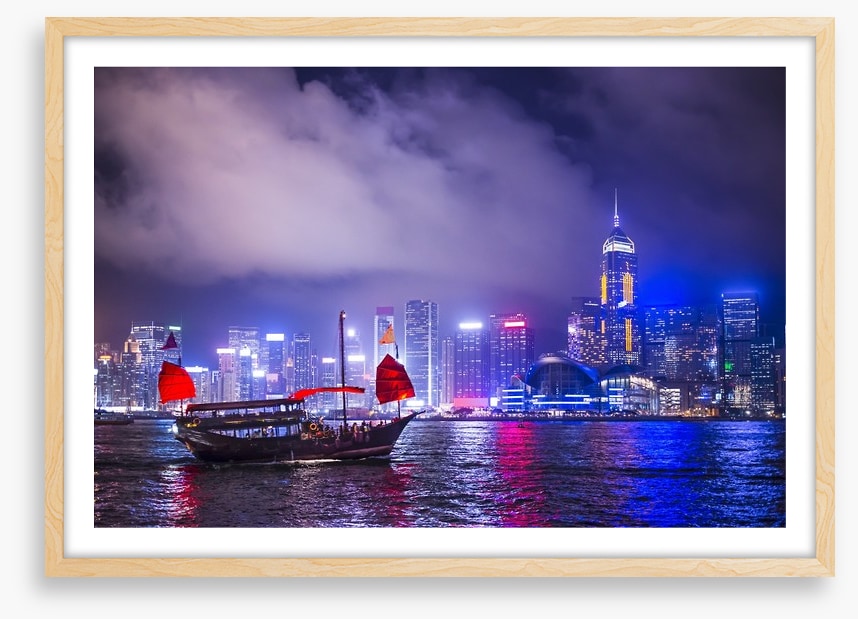 Beautiful Hong Kong harbour