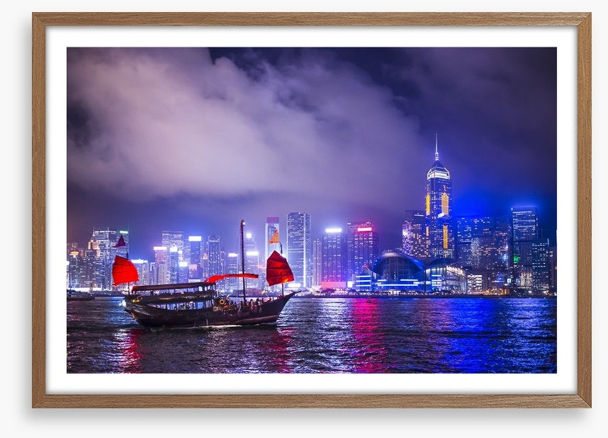 Beautiful Hong Kong harbour