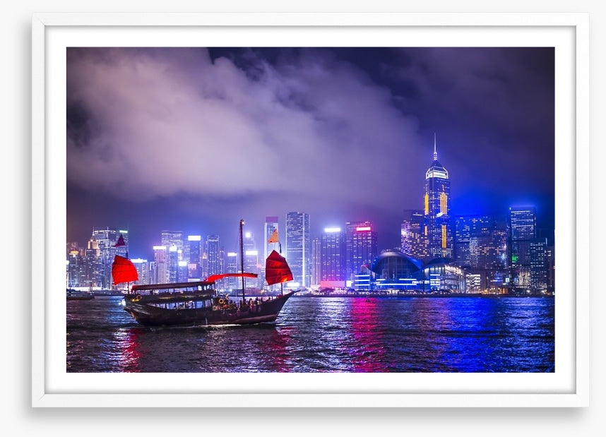 Beautiful Hong Kong harbour