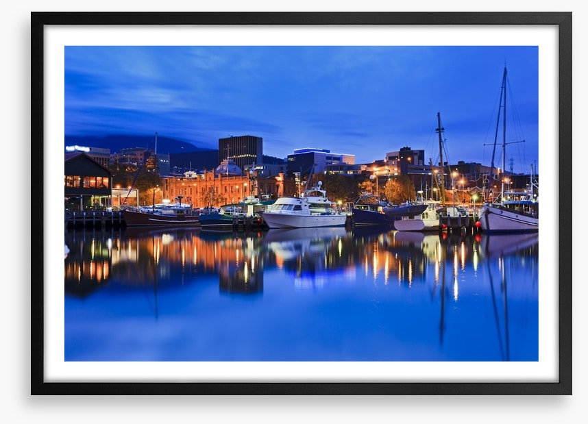 Hobart blue hour