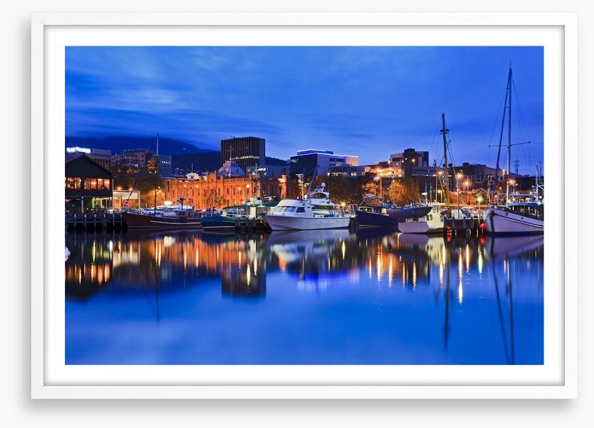 Hobart blue hour
