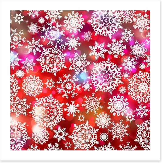Shimmering snowflakes
