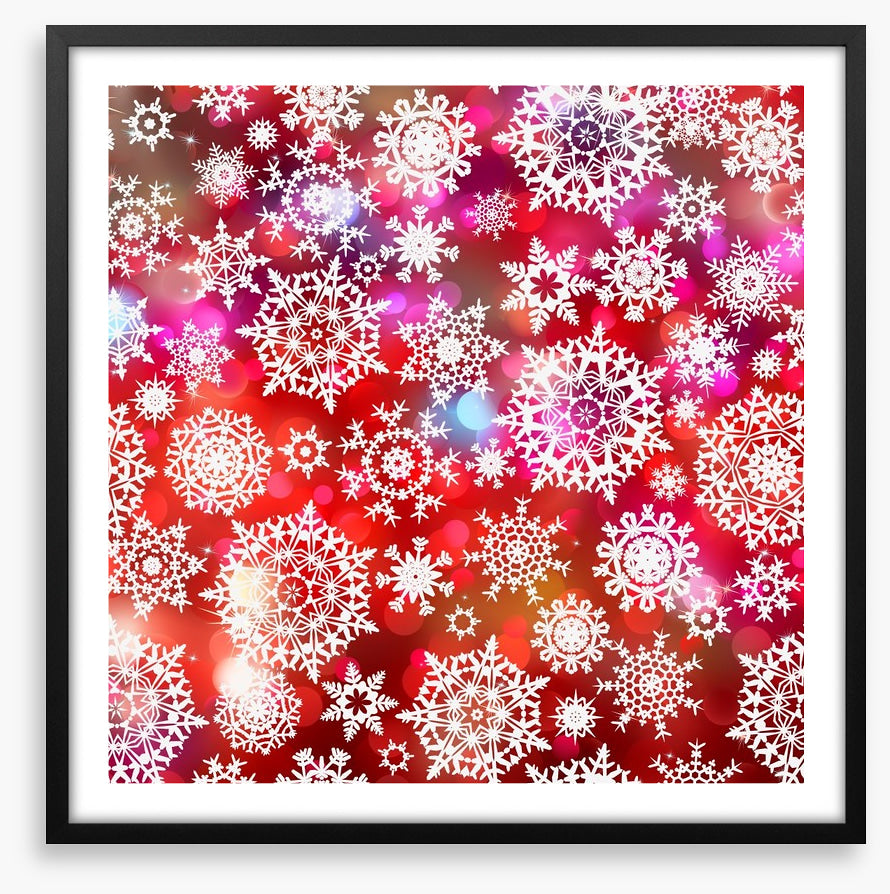 Shimmering snowflakes