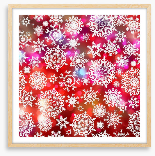 Shimmering snowflakes