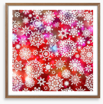 Shimmering snowflakes