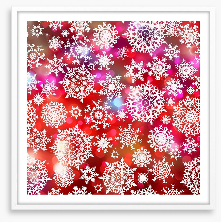 Shimmering snowflakes