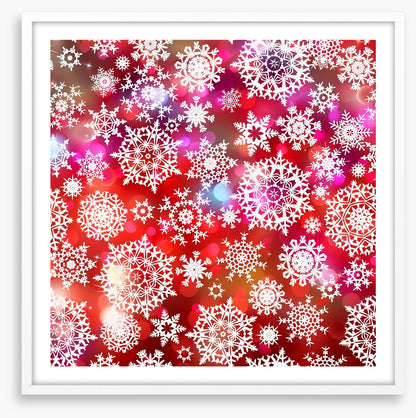 Shimmering snowflakes