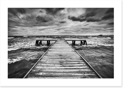 The old jetty and the storm