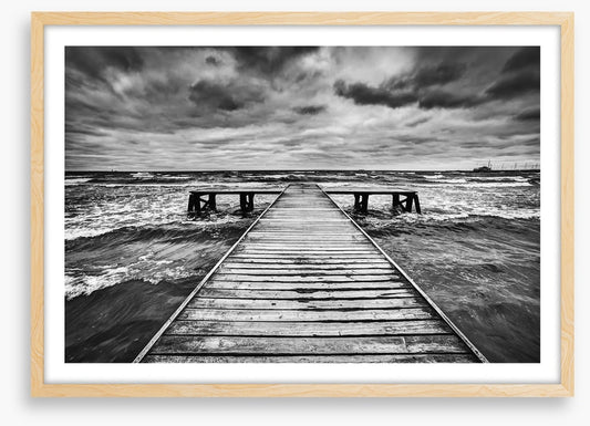 The old jetty and the storm